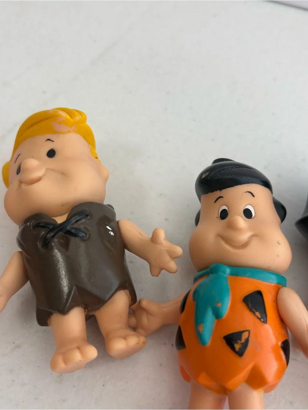 Vtg 1986 Flintstone Kids Lot of 5 Coleco Figures School Fred Wilma Barney Dino